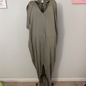 Elegant Olive Green Women's Dress